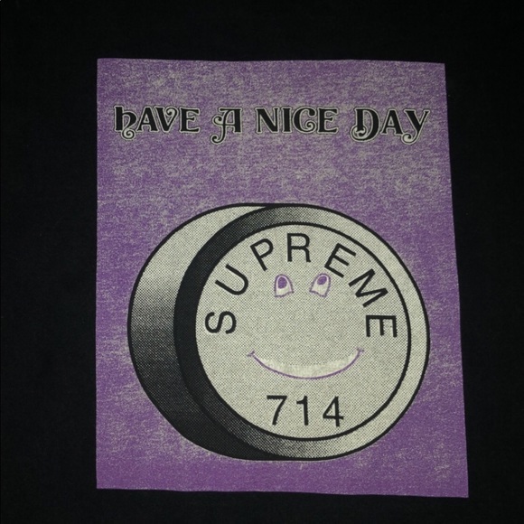 supreme have a nice day tee